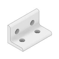 MODULAR SOLUTIONS ANGLE BRACKET&lt;BR&gt;30MM TALL X 60MM WIDE WITH STAINLESS STEEL HARDWARE